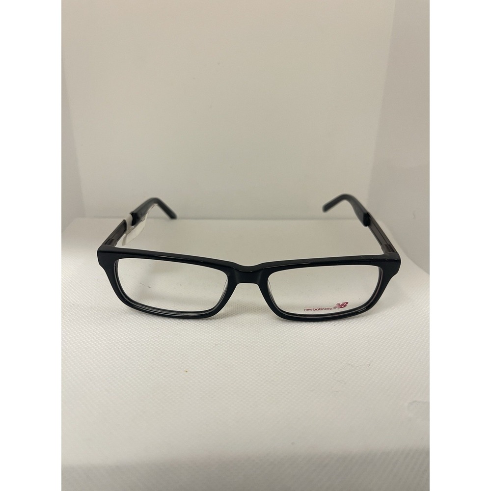 NEW BALANCE NB445-2 52/16/135 BLACK GRAY FLEX‎ HINGE EYEGLASSES FRAME D37